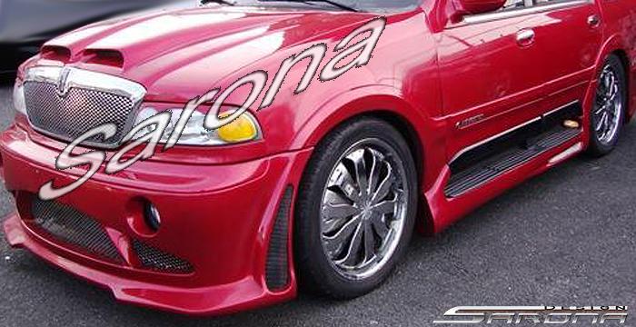 Custom Lincoln Navigator  SUV/SAV/Crossover Side Skirts (1998 - 1999) - $490.00 (Part #LC-005-SS)